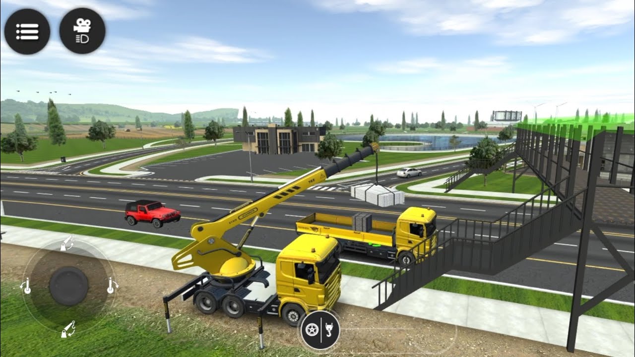 Over Bridge Contraction Android Game | Heavy Vehicle Simulator Game