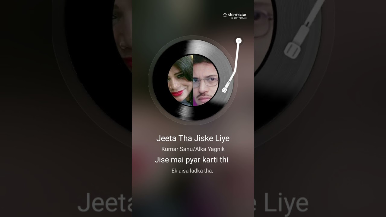 SONG. JEETA THA JISKE LIYE.... COVER BY. HEMANT JOSHI / DEEPA VARMA. FILM.  DILWALE.. 