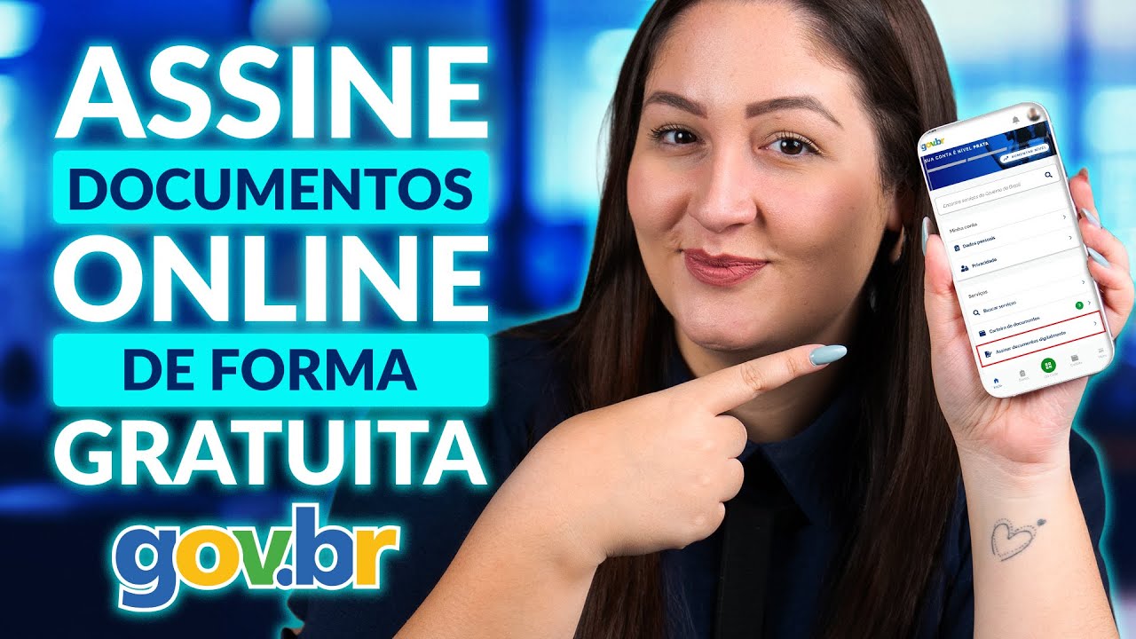 Como fazer ASSINATURA DIGITAL do GOV.BR