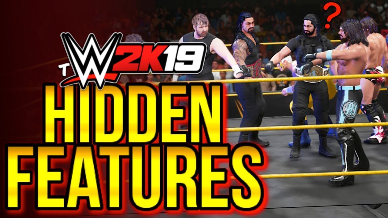 WWE 2K19 - HIDDEN FEATURES! (Shield NXT Glitch, Secret Alts, Pyro, & More YOU MIGHT NOT KNOW)