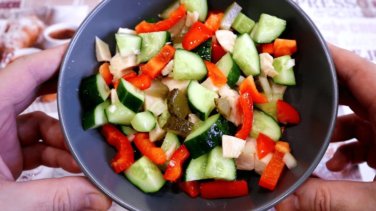 Салат Провансаль из курицы