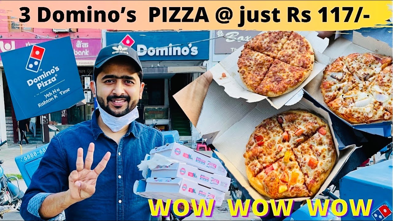 Domino’s 3 Pizza @ Just ₹ 117/- | Domino’s Best Pizza Offer | Domino’s India | PIZZA FESTIVAL |