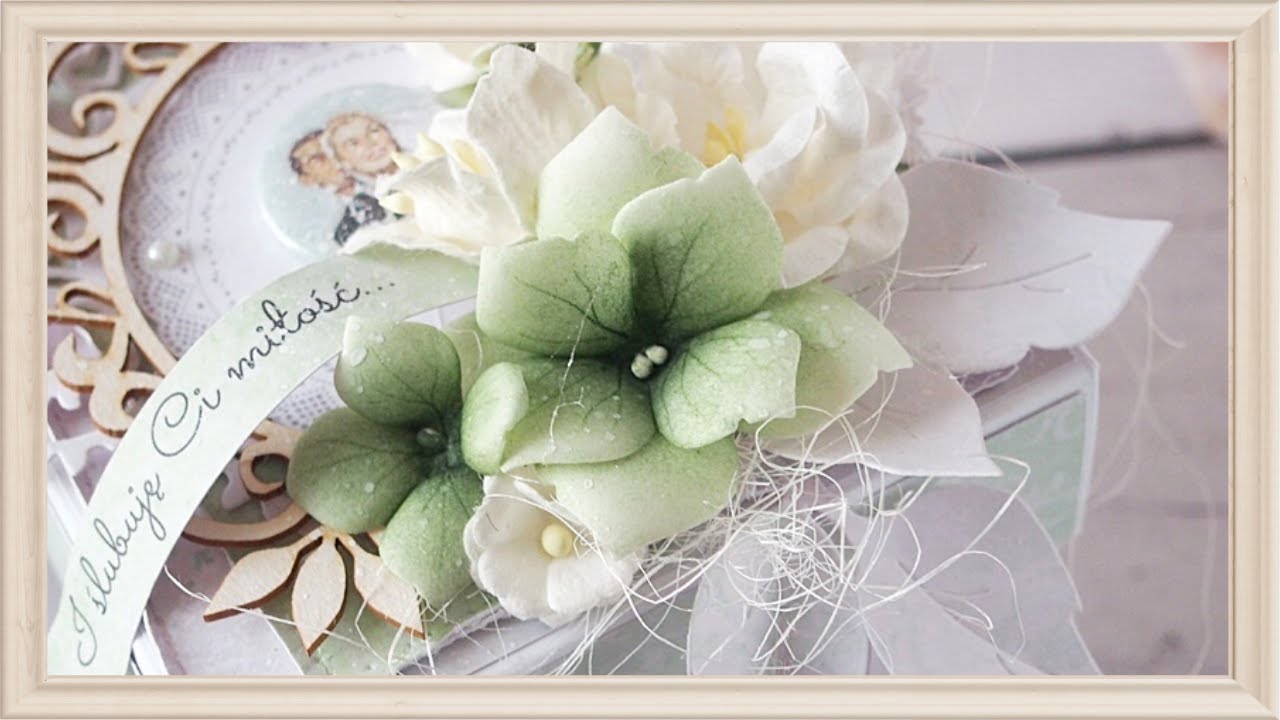 Scrapbooking tutorial LemonCraft – ślubny exploding box krok po kroku