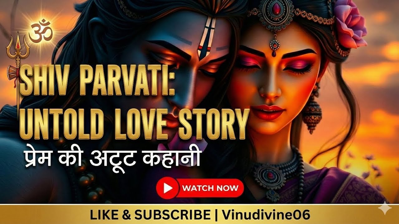 Shiv-parvati untold love story 💜 4k