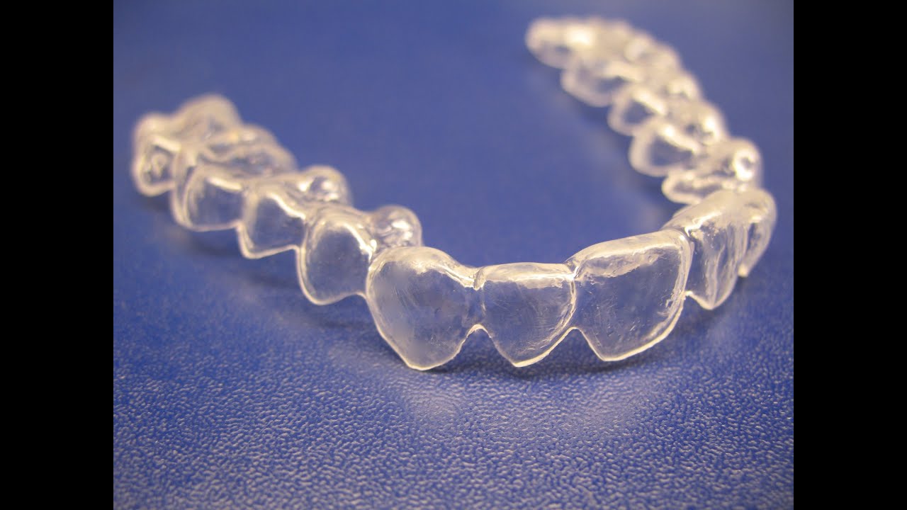 Herstellung Tiefziehschiene Knirscherschiene Schiene Retainer Tray Splint