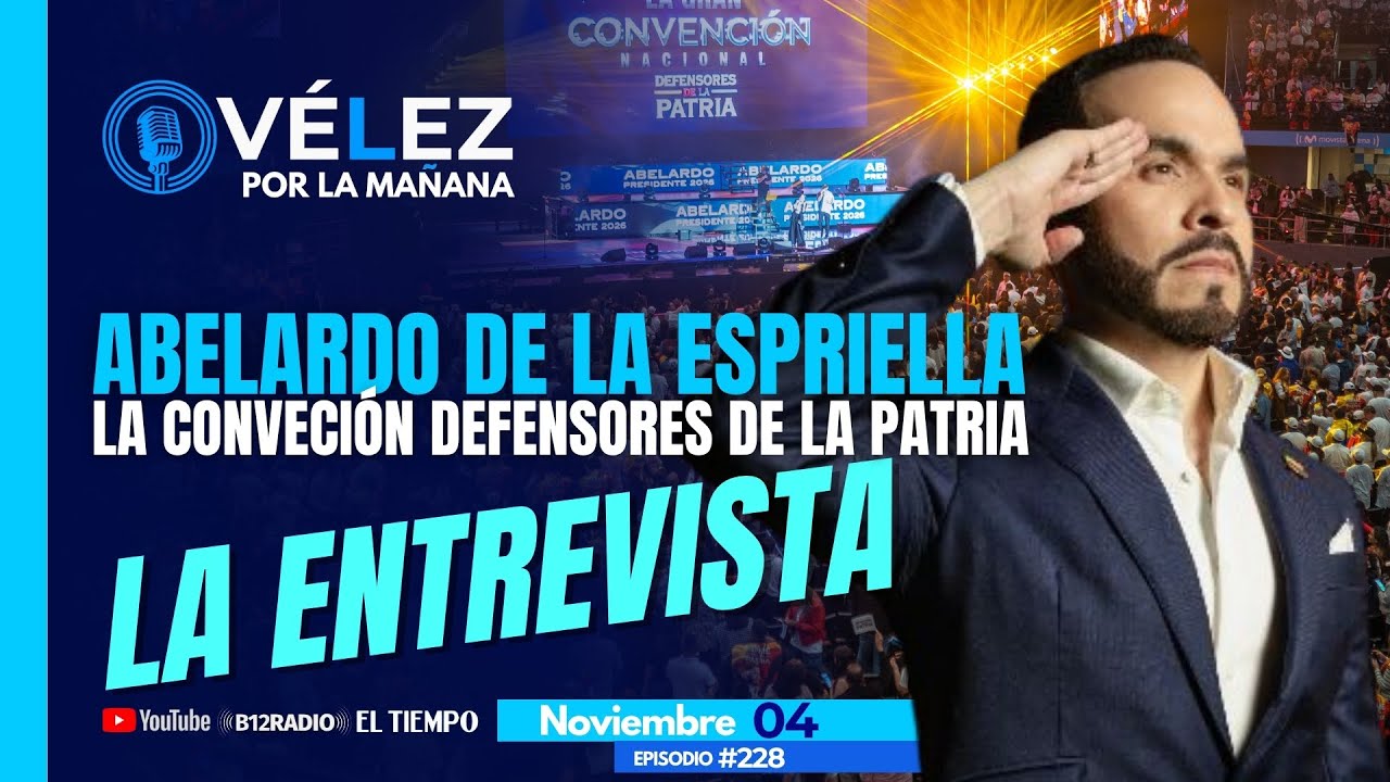 🔊Abelardo de la Espriella - Precandidato Presidencial | Convención Movistar Arena #velezporlamañana