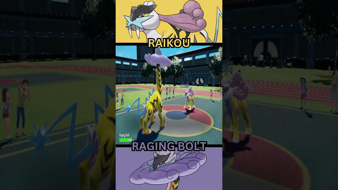 RAIKOU vs RAGING BOLT | Paradox Legendary Pokémon Battle 