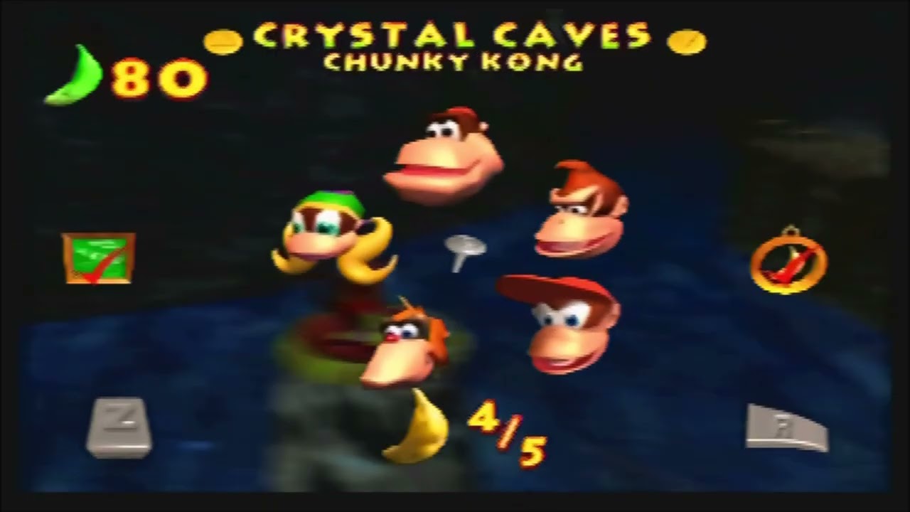 Let's Play Donkey Kong 64 Part 66 - Tiny's Igloo Teleport/Klaptrap Cabin Fever