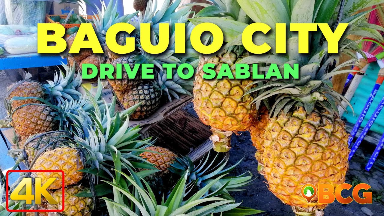 Baguio City to Sablan | 4K Drive from Baguio City to Sablan Benguet