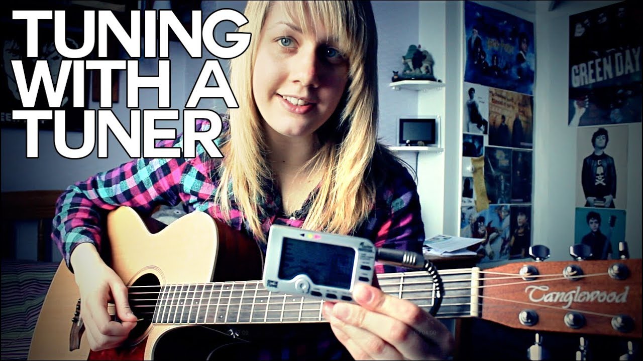 ☆ HOW TO TUNE A GUITAR USING A TUNER - GUITAR BASICS ☆