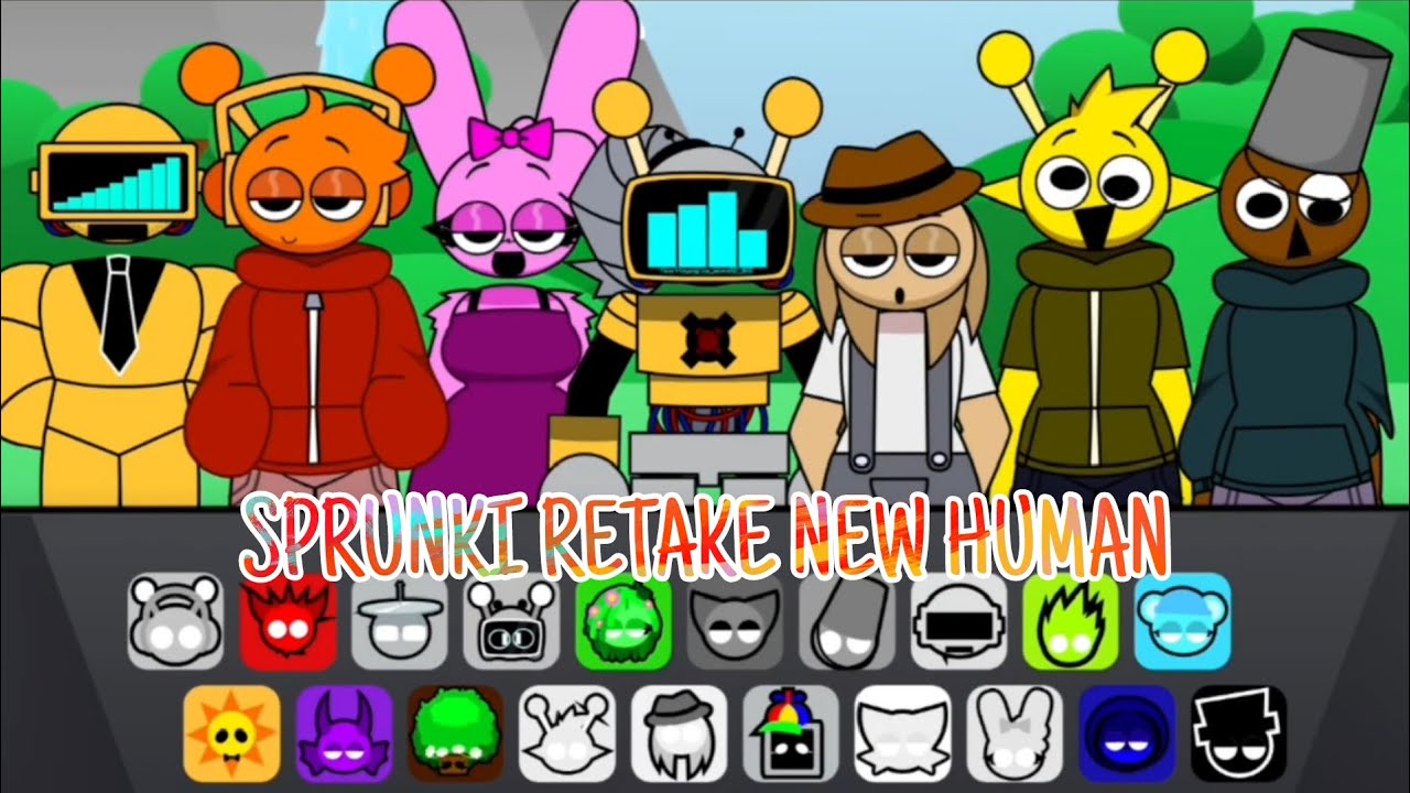 SPRUNKI RETAKE NEW HUMAN 