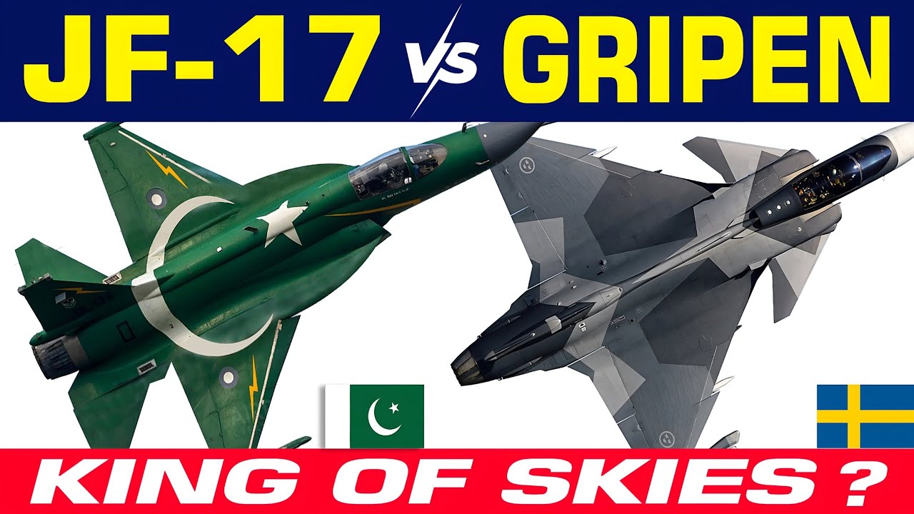 Pakistan’s JF-17 Thunder vs Sweden’s Saab JAS-39 Gripen | Who Is the King of the Skies?