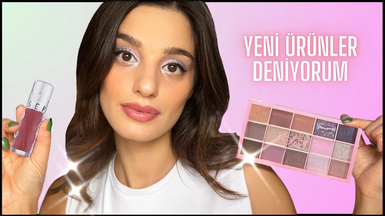 YENİ ÜRÜNLERLE MAKYAJ | BU PALETE AŞIK OLACAKSINIZ🦄✨💛