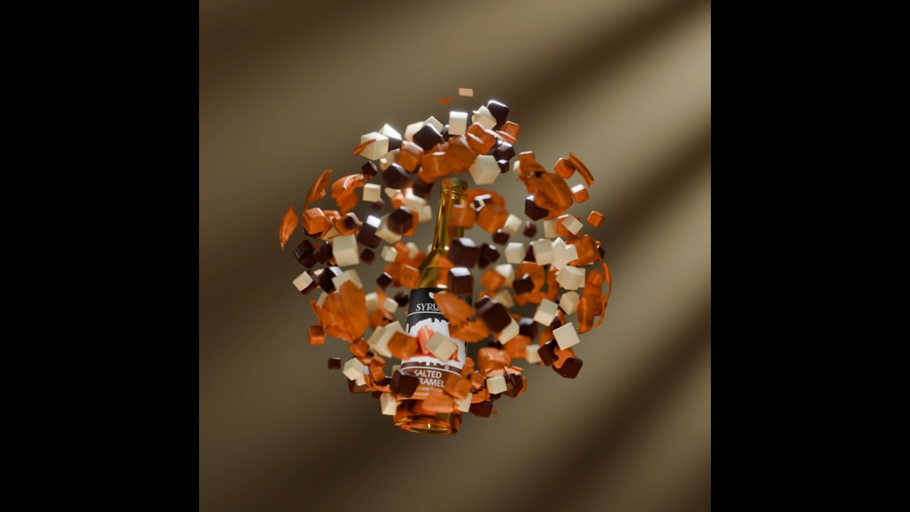 Created this Animated poster in blender 5.0