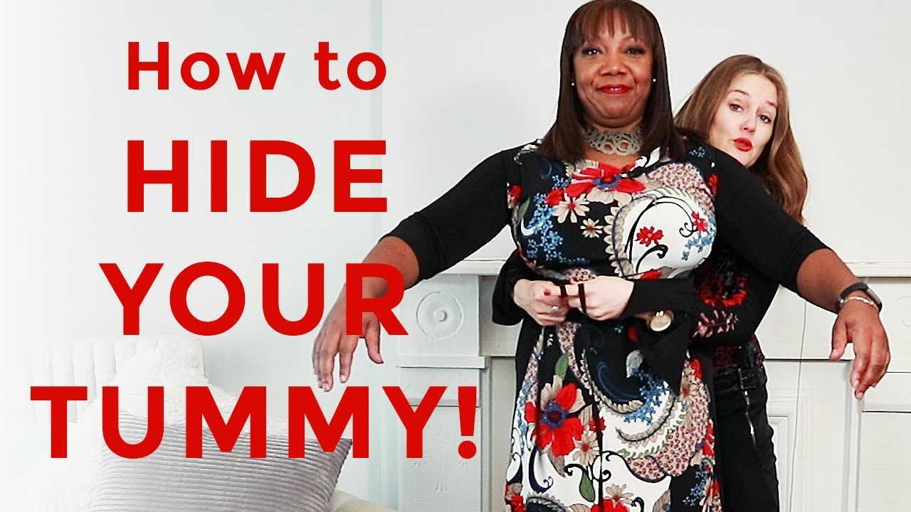 How to hide your tummy for women over 40 - style makeover for women over 40