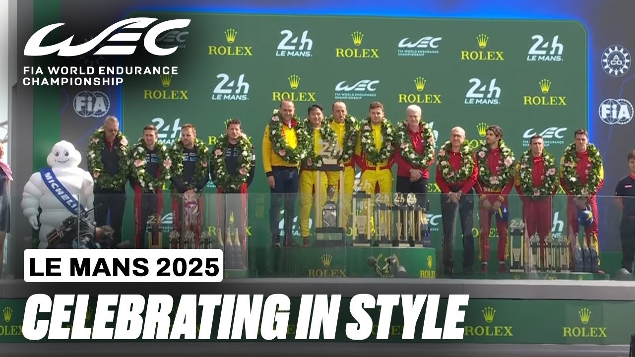 Ferrari Celebrate Victory! | 24 Hours of Le Mans 2025 | FIA WEC