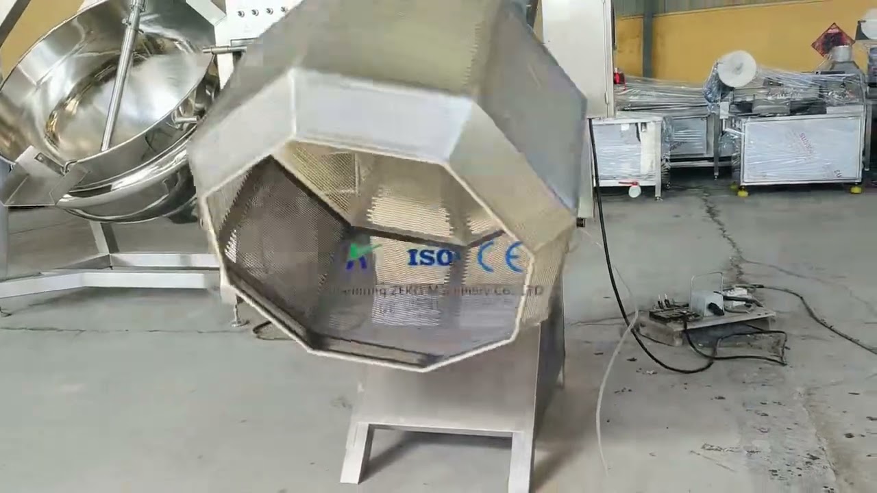 Automatic Snack Flavoring Drum Machine for Potato Chips and Peanuts