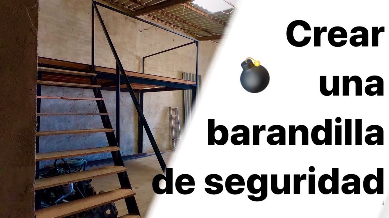 Como hacer una BARANDILLA de seguridad // DIY design safety railing