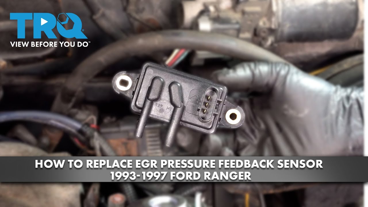 Как заменить датчик обратной связи давления EGR на Ford Ranger 1993-1997 годов