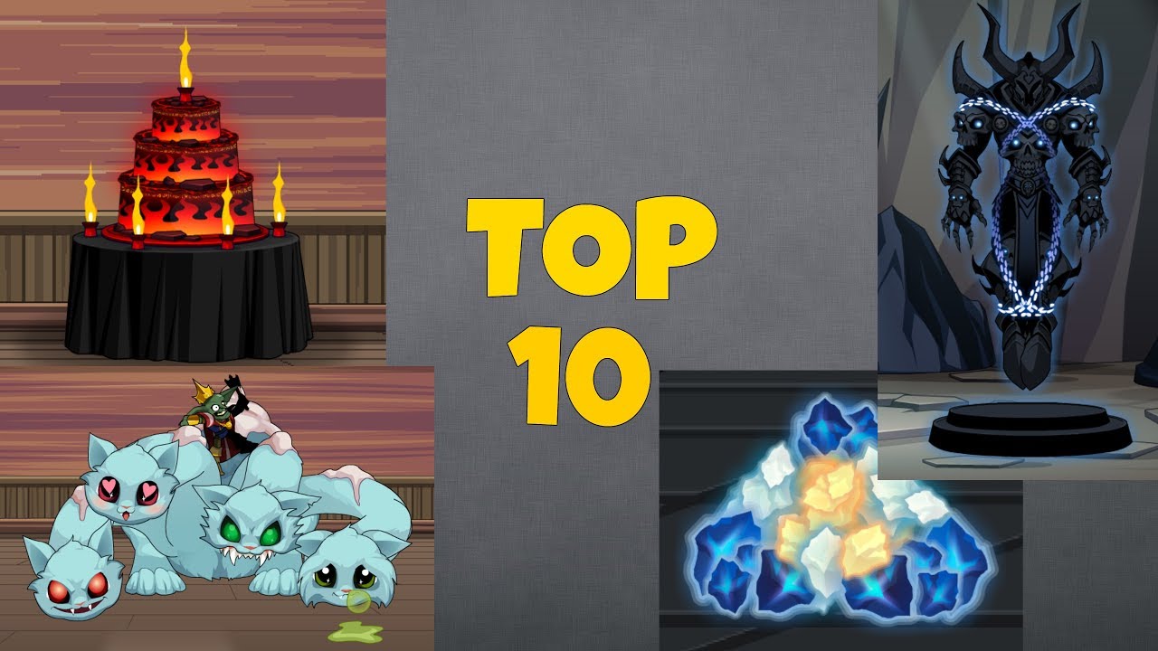 AQW - TOP 10 HOUSE ITEMS DROPS
