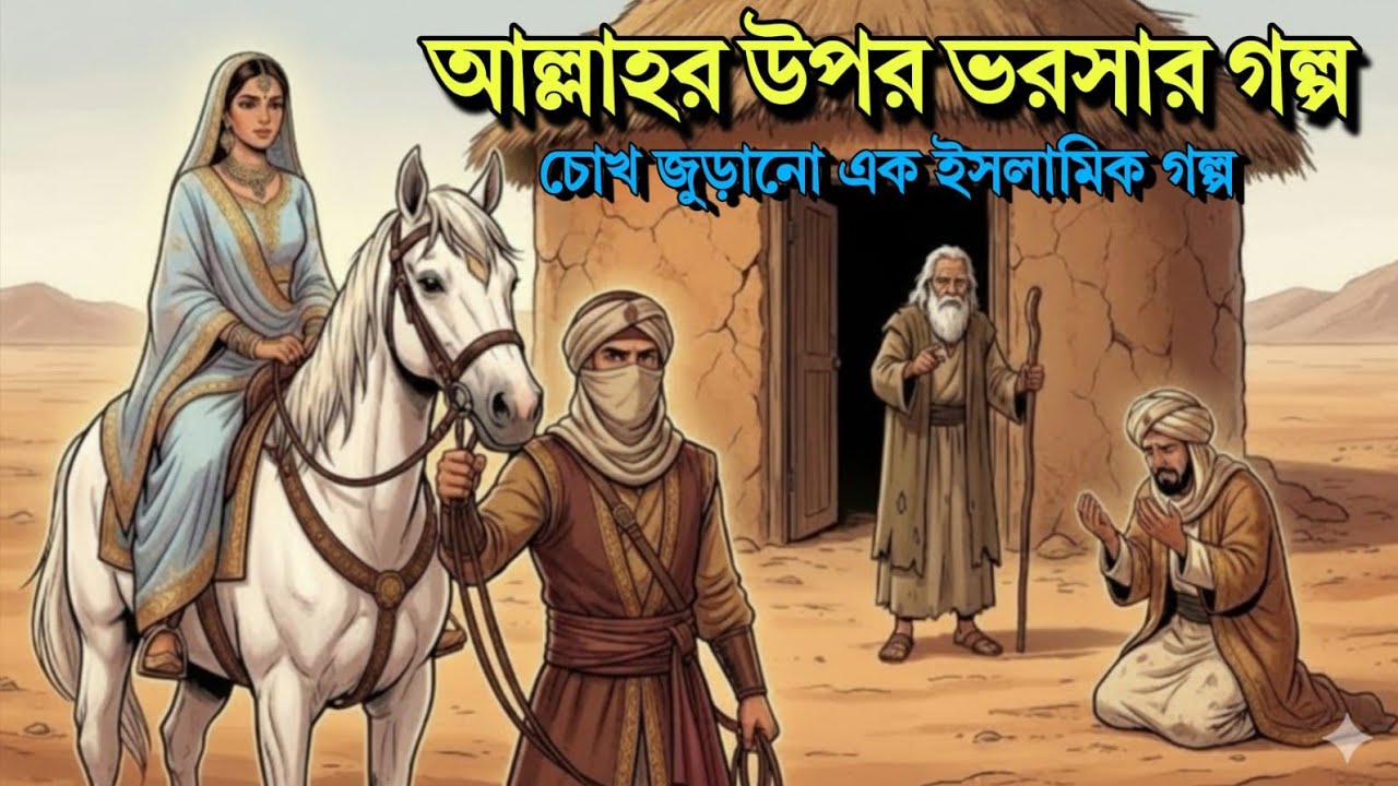 কোনো কঠিন বিপদ থেকে আল্লাহর সাহায্যে মুক্তি পাওয়ার গল্পের || Islamer Alo