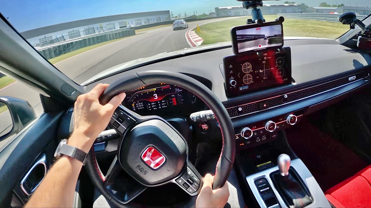 2023 Honda Civic Type R - Honda LogR 2.0 App (POV Track Test)