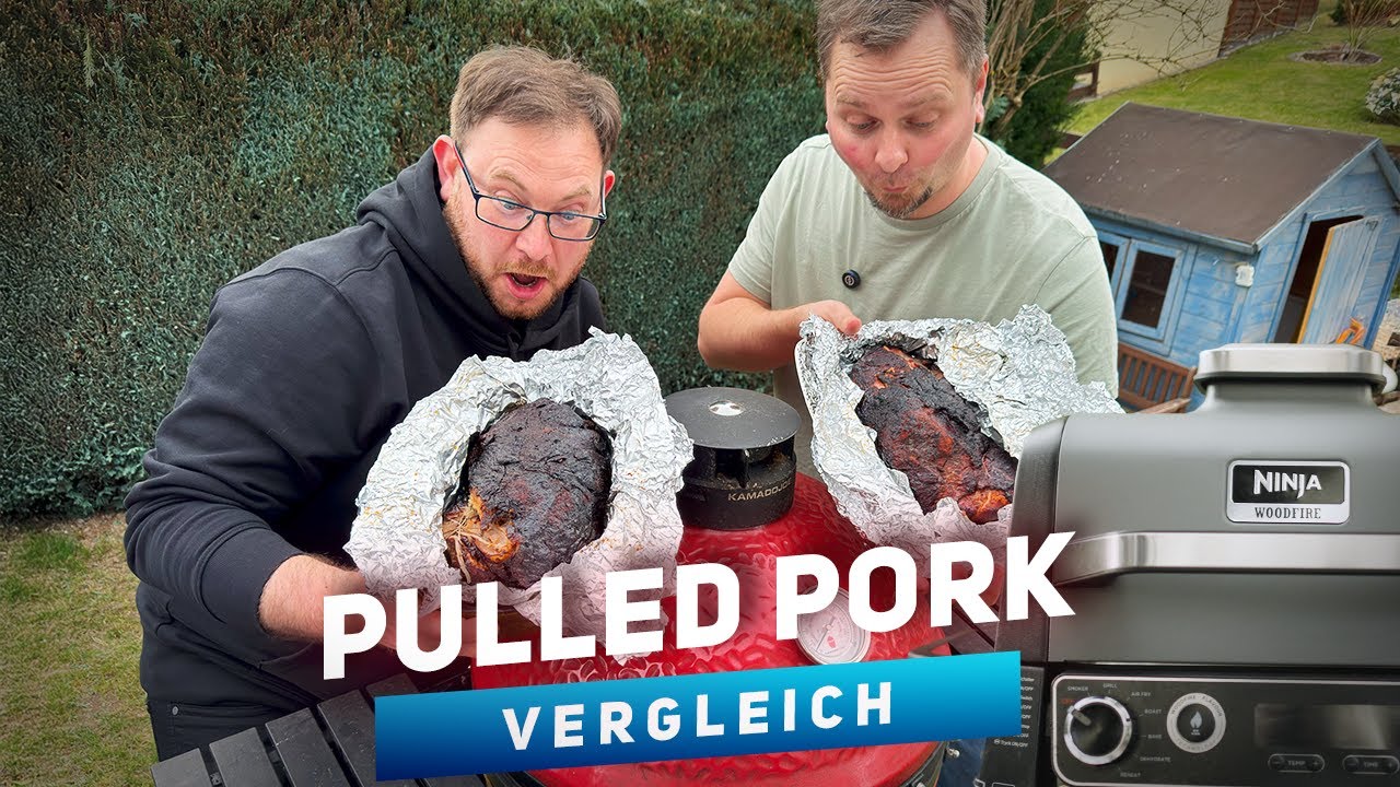 Kamado Joe vs. Ninja Woodfire – Pulled Pork Battle - Welcher Grill gewinnt?
