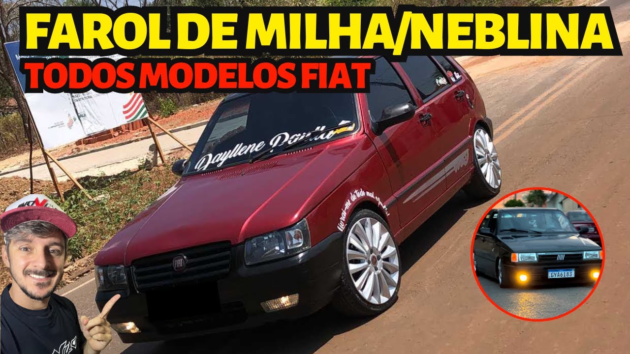 FAROL DE MILHA OU FAROL NEBLINA PRO SEU FIAT UNO