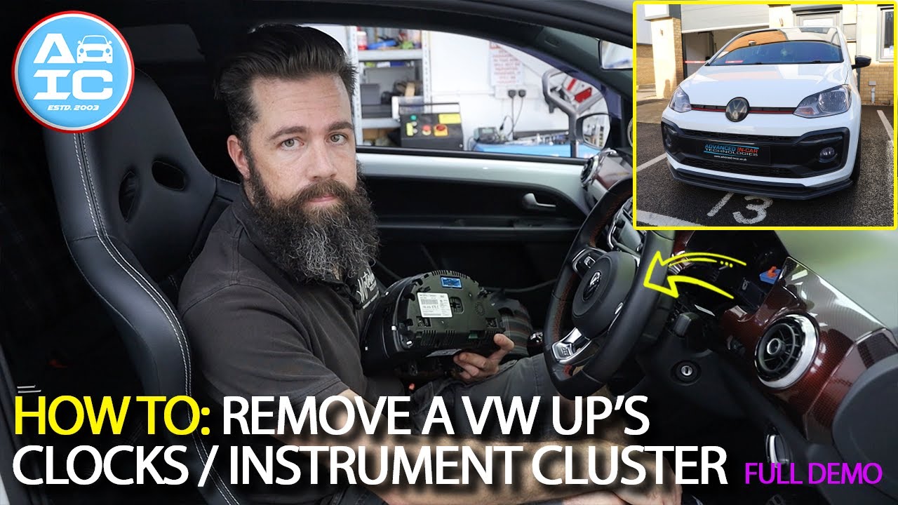 How To: Remove a VW UP’S Clocks / Instrument Cluster from the Dash