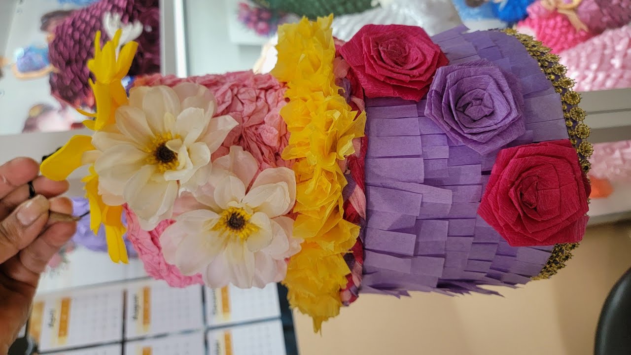 Decoraciones y piñatas rivera está en vivo acompañenme a hacer una piñata con forma de pastel