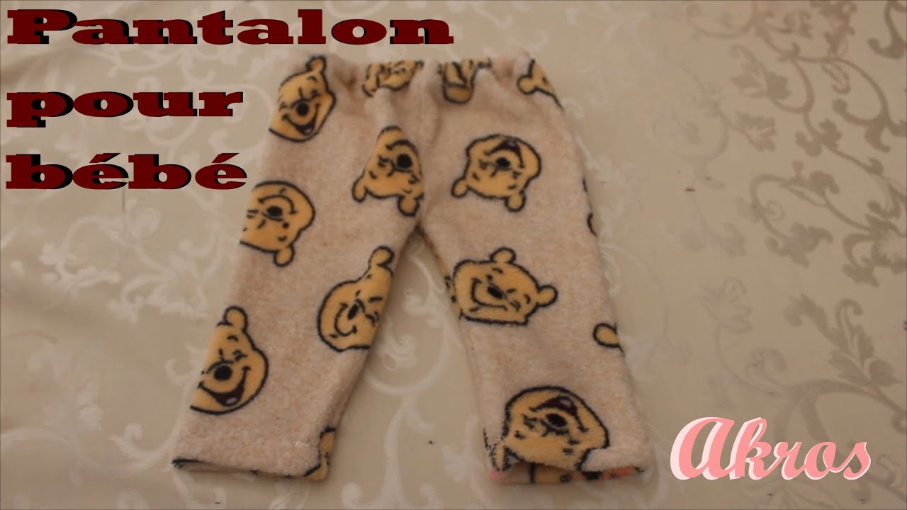 Coudre un pantalon bébé et réaliser son patron (Facile/débutant)