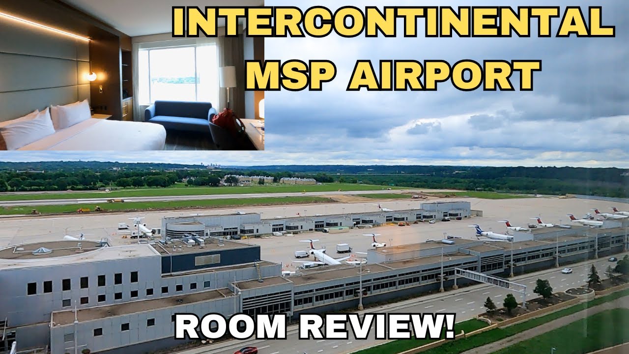 intercontinental MSP Airport Room Review! #intercontinental #msp