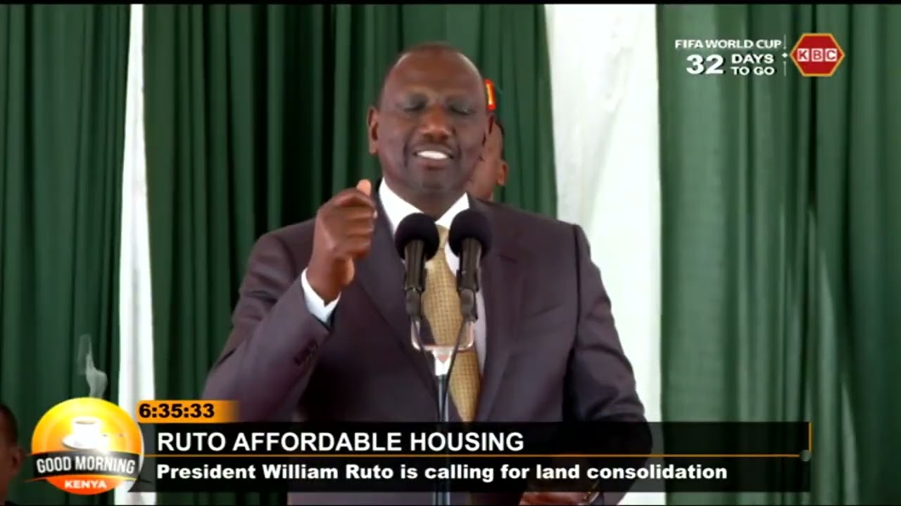 Ruto: land consolidation will ensure every Kenyan owns a home