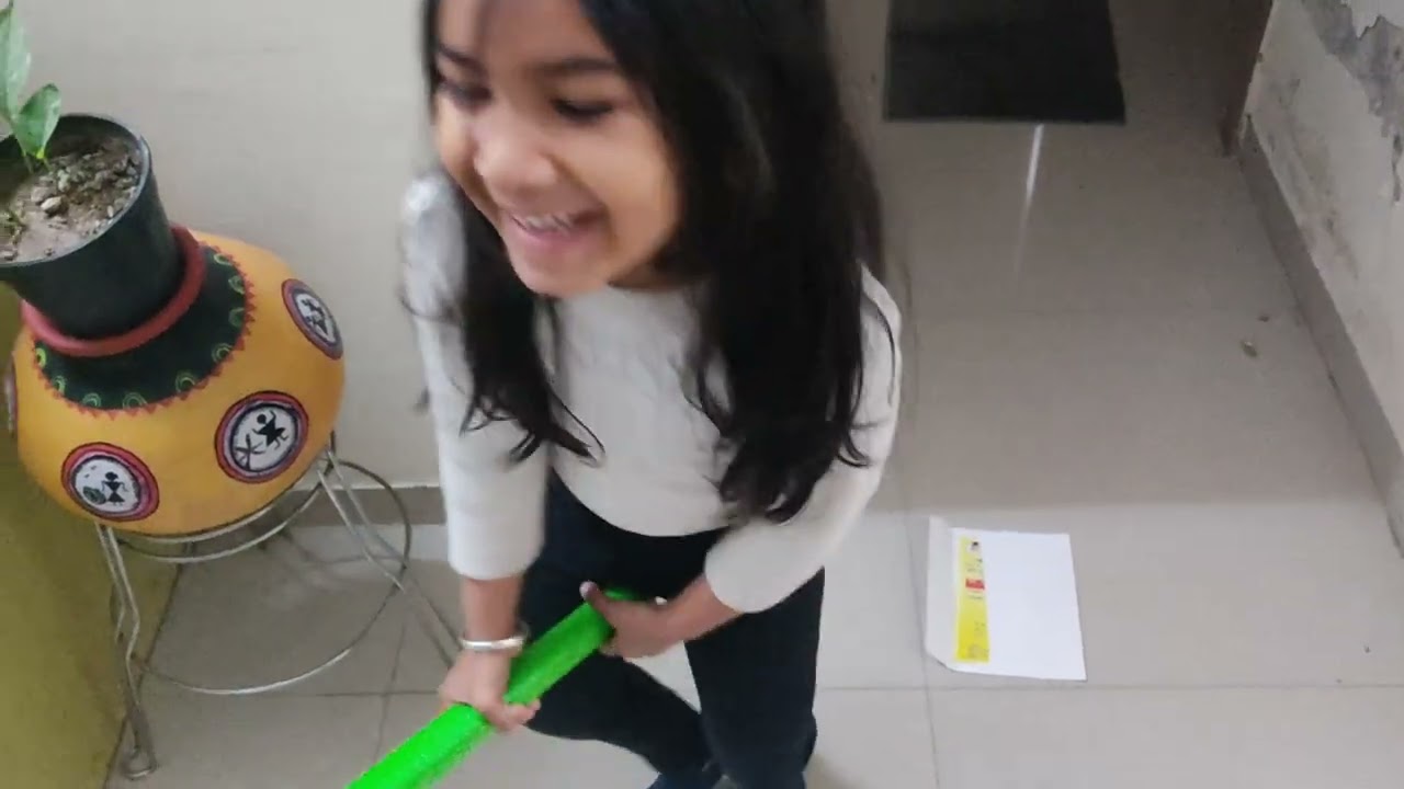 Cleaning the temple! 