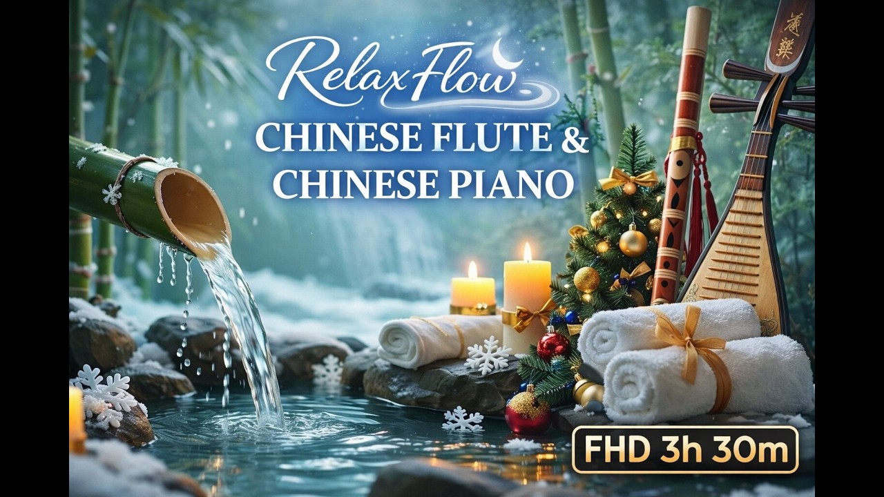 Deep Sleep Guitar Music 3 5 Hours 🌧️ Forest Rain, Birds & Water Flow#RelaxFlow #Sleep #NatureSounds
