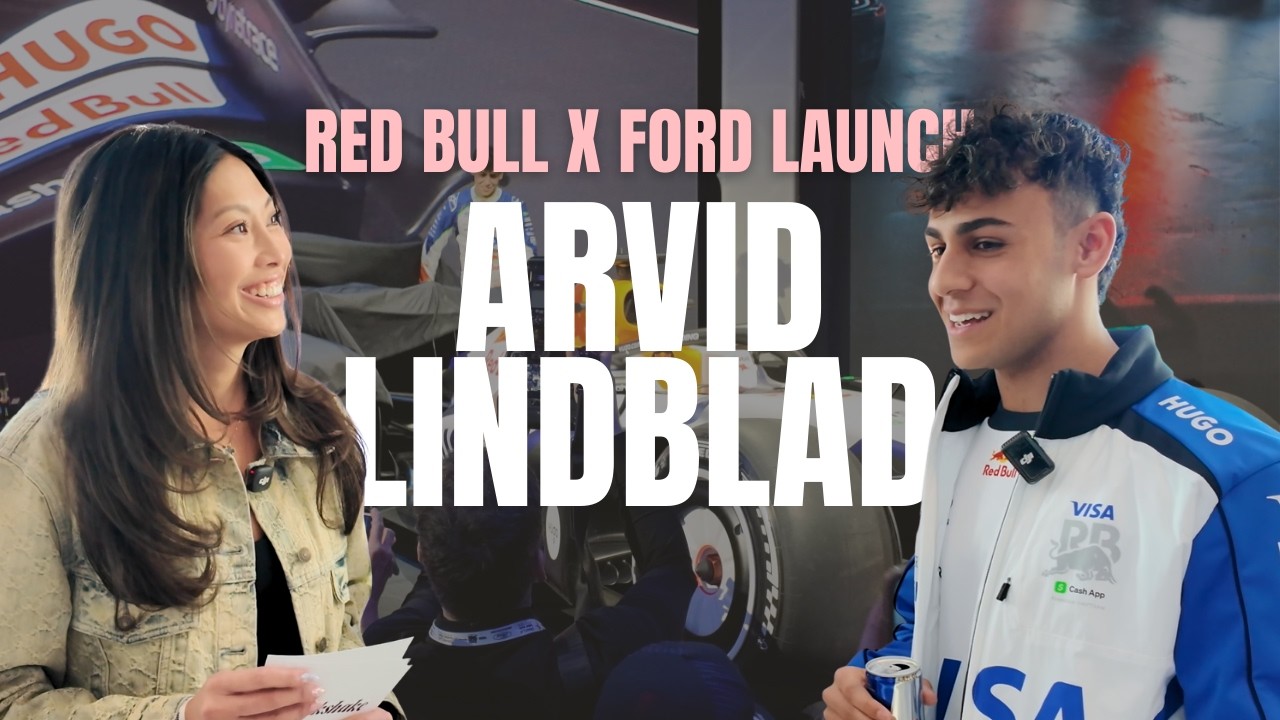 Meet Arvid Lindblad - Racing Bulls' Newest Rookie | 2026 Red Bull x Ford Racing Launch Detroit