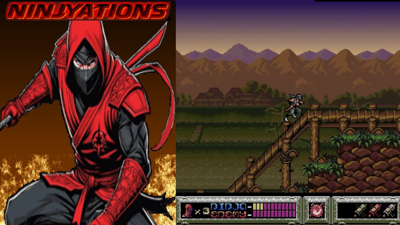 Ninjyations (DEMO) (2025) (Action Platform) (Amiga) [GAMEPLAY] [EN] [HD]