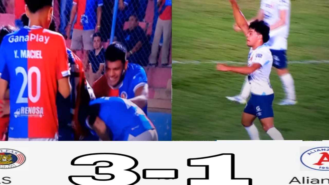 C.D FAS VS ALIANZA F.C RESUMEN #futbolsalvadoreño #sansalvador #santaana 