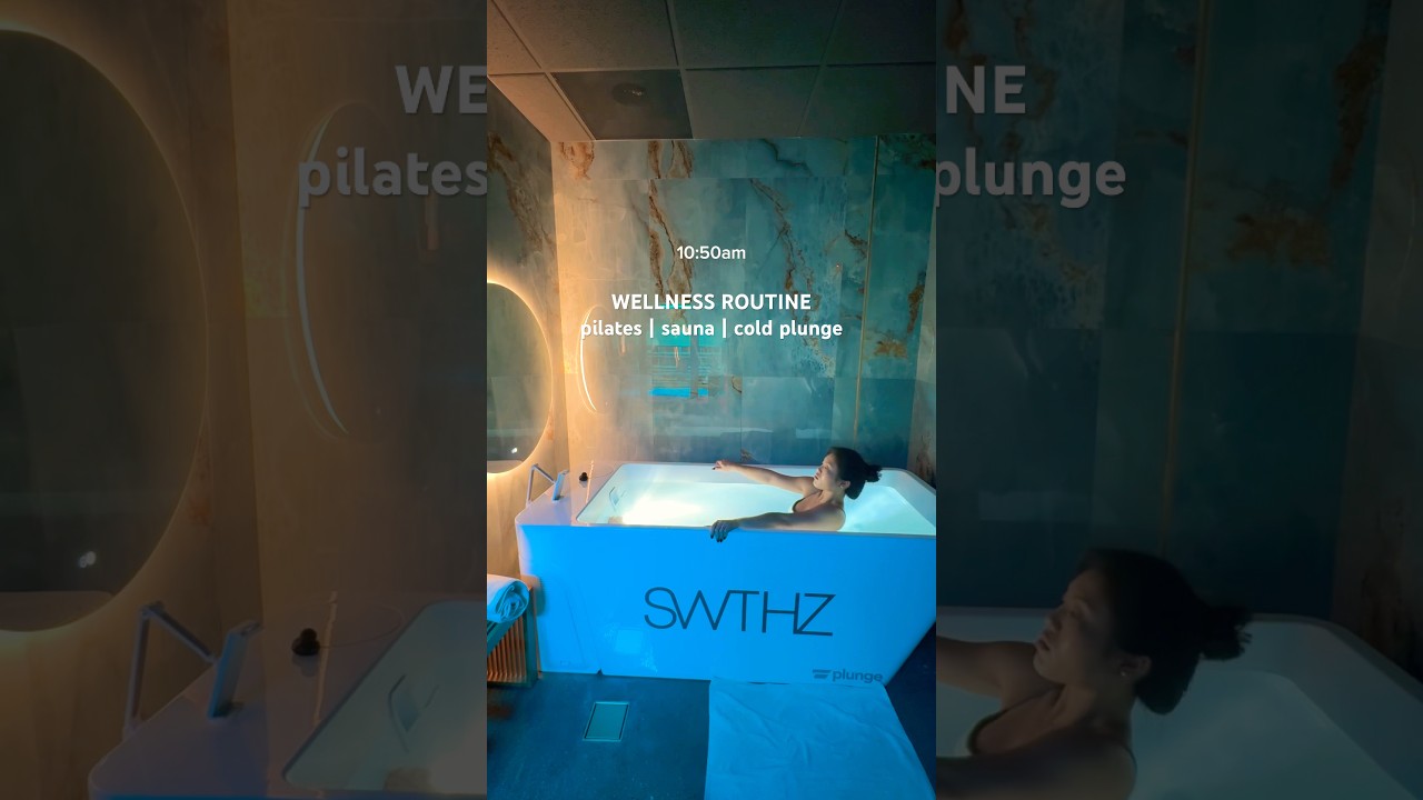 WELLNESS DAY | pilates, sauna, cold plunge #workoutrecovery #sauna #coldplunge #reformerpilates