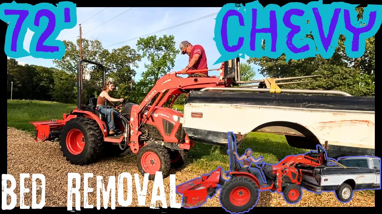 It Has To Go! Removing The Bed From A 72' Chevy Custom Deluxe C10 | Truck Tear Down