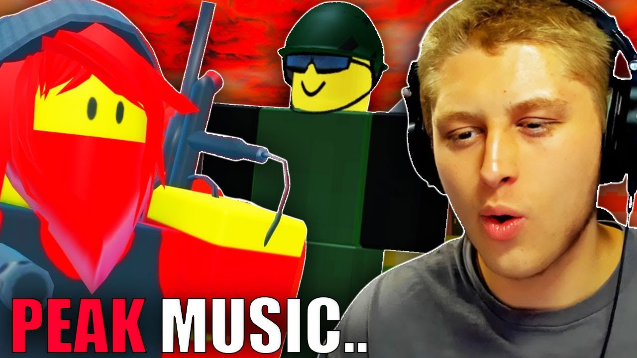 Реакция на песни из дорамы «The Battle Bricks» в ROBLOX!