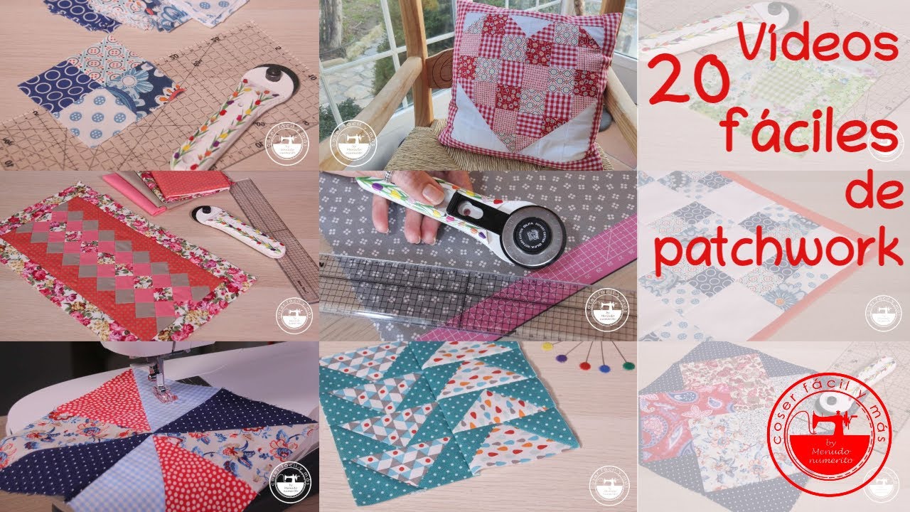 20 tutoriales de patchwork f&aacute;ciles