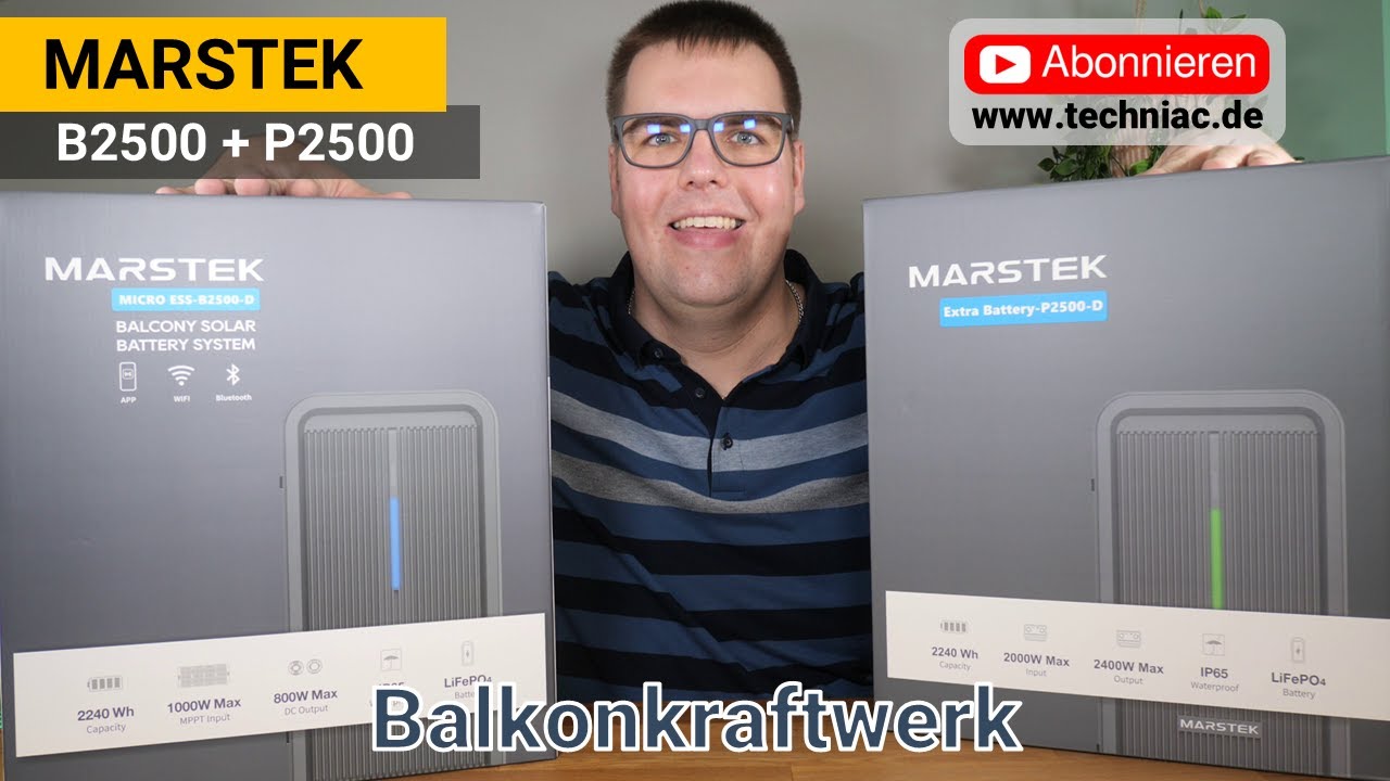 MARSTEK Saturn B2500 & P2500 – Speicher für Balkonkraftwerk – Techniac