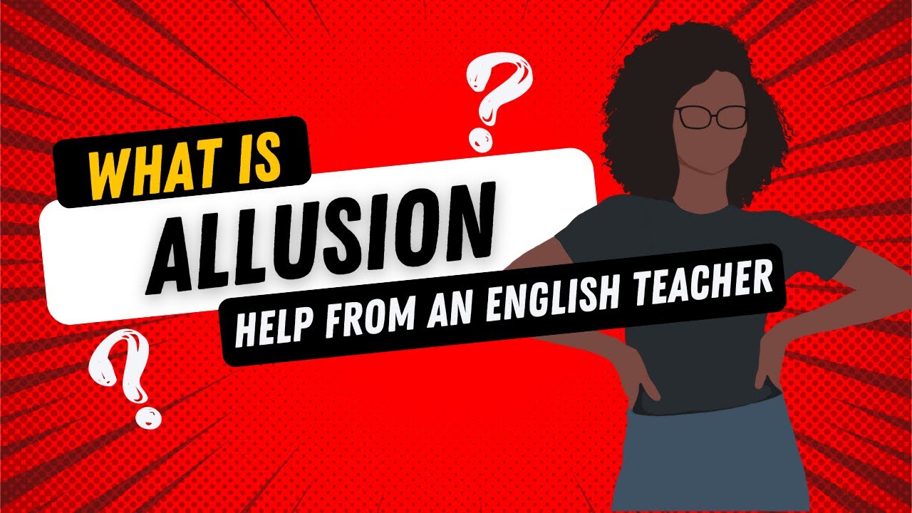 What is an allusion in English and how do I analyse it?