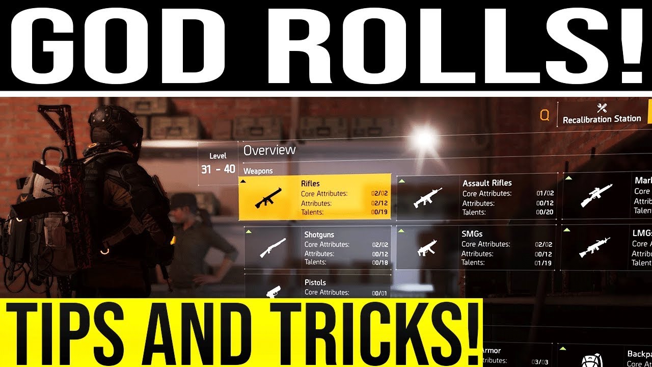 The Division 2. HOW TO CREATE OVERPOWERED GOD ROLLS!! Armor 2.0 Tips, Recalibration Guide & More!