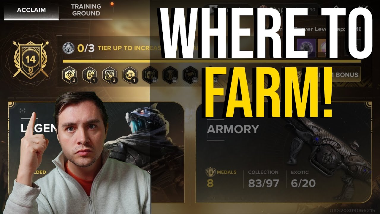WHERE TO FARM IN DESTINY: RISING How to break the 15 Acclaim WALL