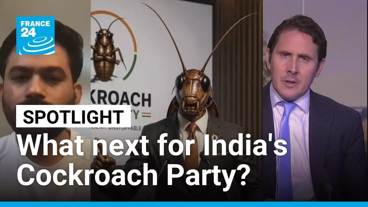 India's Cockroach Party founder speaks to FRANCE 24 &bull; FRANCE 24 English