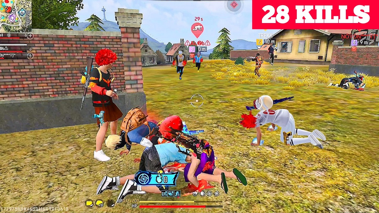 Destroyed the Whole Squad 😱 | 28 KILLS Free Fire Full Video