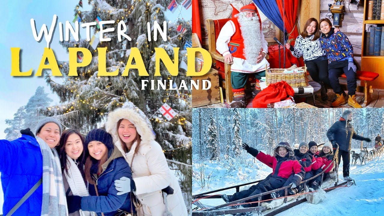 WINTER IN LAPLAND FINLAND | Rovaniemi | Husky Ride | Reindeer Sled | Snowmobile | Lapland experience