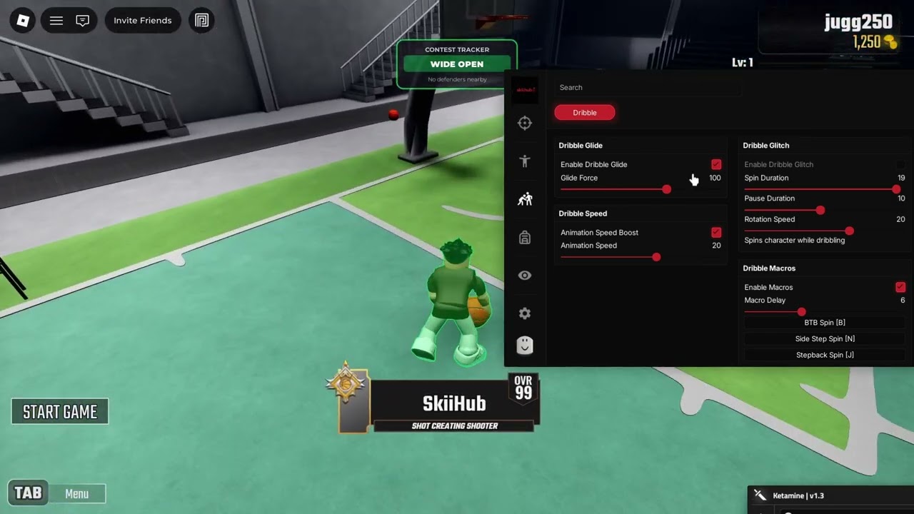 [FREE] PLAYGROUND BASKETBALL SCRIPT (AUTO GREEN, ANTI CONTEST, DRIBBLE BOOST)